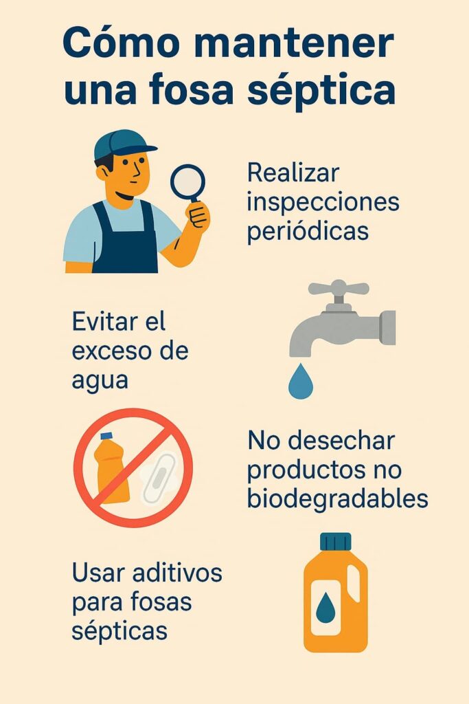 guía paso a paso para mantener una fosa séptica