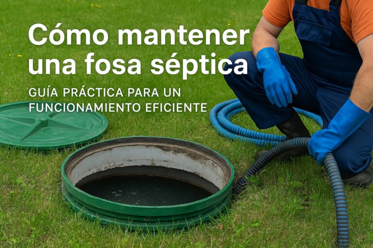 Cómo mantener una fosa séptica