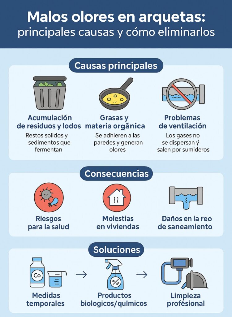 Malos olores en arquetas: causas y soluciones - Desatascos Hidropozo ...