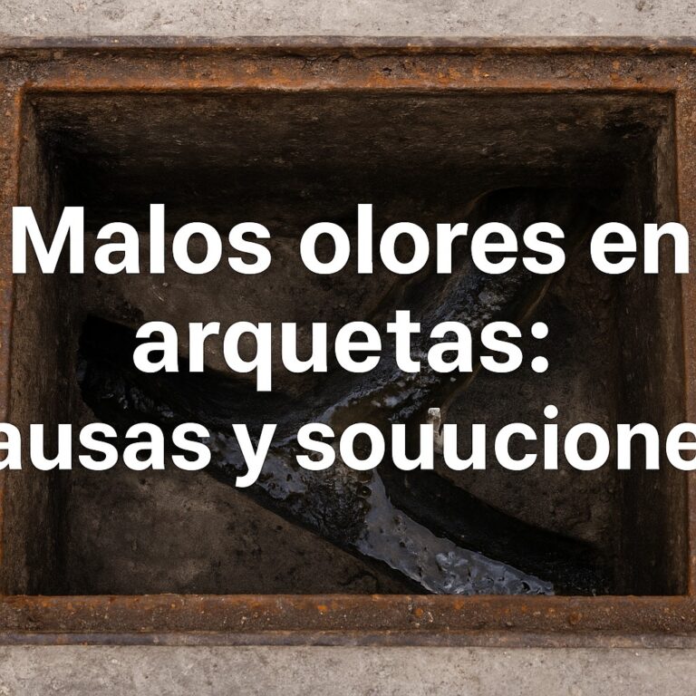 Malos olores en arquetas