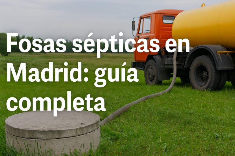 Fosas sépticas en Madrid