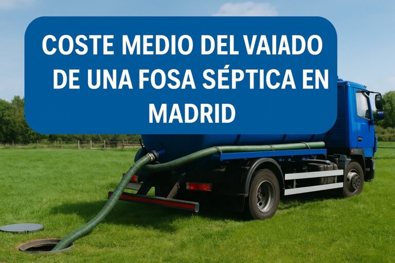Coste medio del vaciado de una fosa séptica en madrid