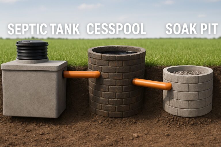 Fosa séptica, pozo negro, pozo ciego