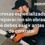 Empresas especializadas en la reparación de tuberías sin obras