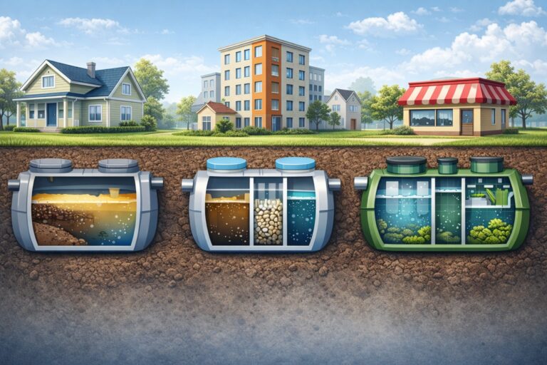 Tipos de fosas sépticas