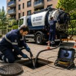 Limpieza profesional de arquetas en comunidad de vecinos en Madrid